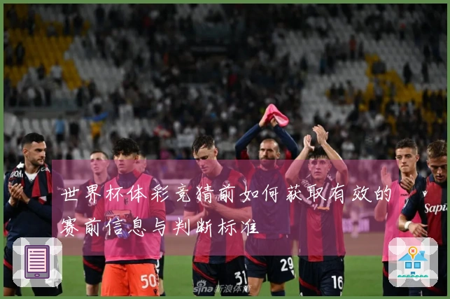 世界杯体彩竞猜前如何获取有效的赛前信息与判断标准